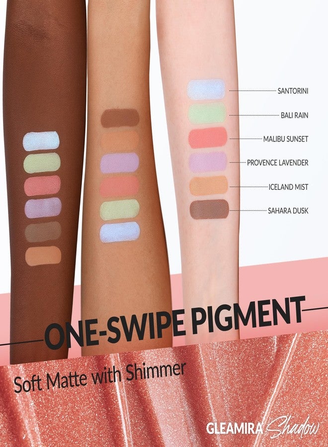 BEPHOLAN Matte Rose Pink Liquid Eyeshadow With Subtle Shimmer.Waterproof,Long-Lasting, Neutral Naked Smooth Creamy Eyeshadow Lightweight(Malibu Sunset 04#) - Image 5